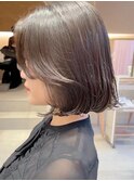 小顔韓国ボブ20代30代40代大人インナーカラー髪質改善【銀座】