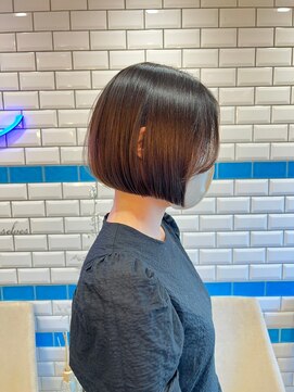 シー バイ ロンド 新宿(Sea by Lond) ミニボブ/韓国ヘア/ブラウンカラー/ショートボブ