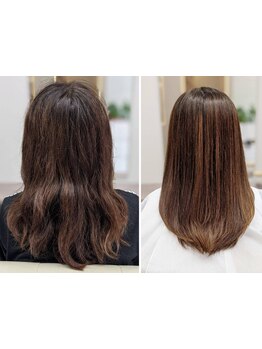 ただ伸ばすだけの縮毛矯正じゃない!!Budの"髪質改善ストレート"で自然な仕上がりのストレートヘアが叶う☆