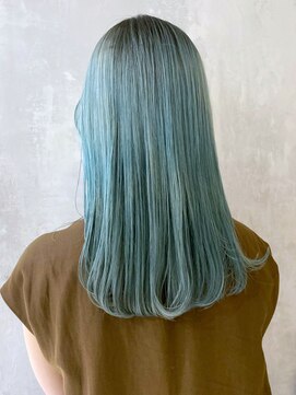 アルバム 渋谷パルコ(ALBUM) ターコイズロング_レイヤーロング前髪パーマ_ba394652