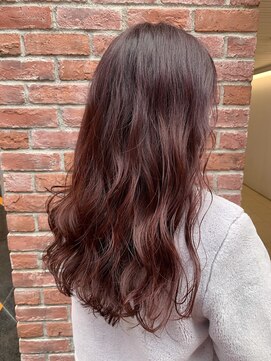 キャパサウス 春日 大野城店(CAPA south) 暖色カラー　ピンクブラウン　ツヤ感トリートメント