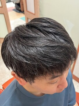 アポロカットステージ 相模大野店 アップバング/ツーブロックマッシュ<理容室>[メンズ/相模大野]