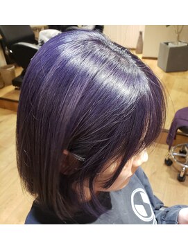 ヘアーサロン ホープ(HOPE) パープルブルー