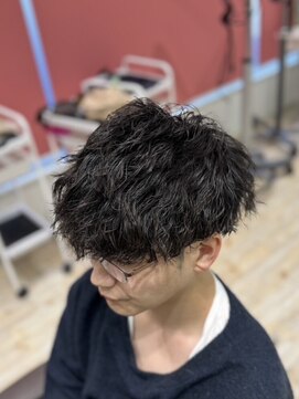 ガーデン アクロスプラザ足利店(garden) ツーブロック/波巻きパーマ/ツイストスパイラル