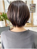 【ラベンダーブラウン】ショートボブ