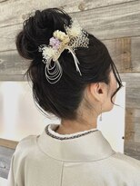 アイヴィー(IVY)&nbsp;卒業式袴ヘア ルーズお団子スタイル【肥田亜沙美】