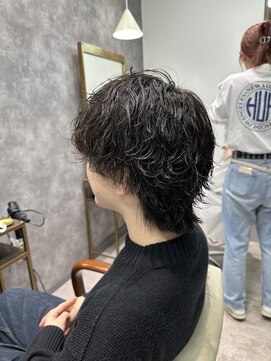 フォンド 津田沼(fond.) ウルフ/アッシュブラック/カルマパーマ/ベリーショート/津田沼