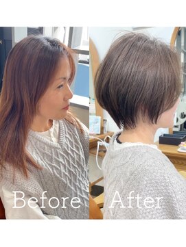 アイル(I'll) 【Hair Make I`ll】 ビフォーアフター7