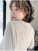 レイヤーロングワンカール姫カットシアーカラーセミディ