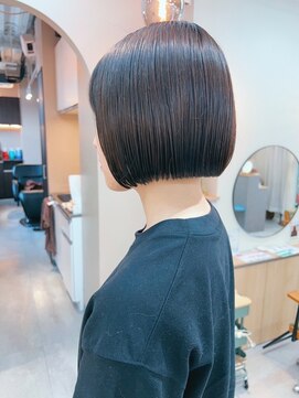 シビバイレボ(CIBI by revo) 地毛風カラー/ナチュラルレイヤーカット/ショートボブ[船橋]