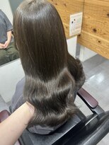 リフトバイマグ 松本駅前店(lift by mag)&nbsp;透明感ヘルシーカラーブリーチなしオリーブベージュ艶髪