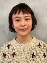 テテコケット(tete coquette)&nbsp;【若松 詩季】オン眉ボブ/ニュアンスパーマ/ブリーチなしカラー