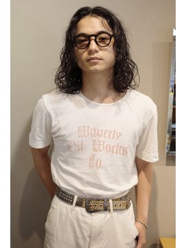 レベル(REVEL) メンズロング×スパイラルパーマ