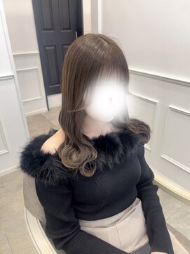 リルミー(Lilme) ブリーチなしで透け感たっぷり＊艶々ショコラオリーブ＊新井