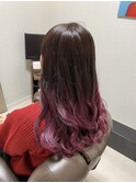 【北見】＃グラデーションピンク＃ピンク＃グラデーションカラー