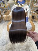 イメチェン外ハネボブ美髪ワイドバングレイヤー髪質改善縮毛矯正