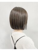 切りっぱなしボブ 20代30代40代ヘア 小顔 神戸ボブ 三ノ宮