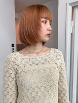 カシェル(cashel)&nbsp;オレンジベージュ　オレンジ　ペールオレンジ　顔まわりレイヤー