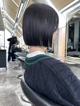 ロンド 表参道店(Lond) ミニウルフレイヤーカット顔周り前髪韓国ミディアムロング