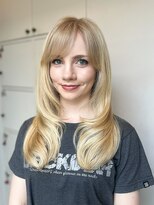 バロックトーキョー(BAROQUE TOKYO)&nbsp;外国人風ハイライト/バレイヤージュカラー【表参道原宿美容室】