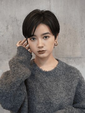 アイスバーグ(eyesburg) 韓国ボブふんわり丸みボブ大人可愛い春カラーマロンブラウン