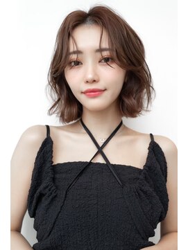 エースハバナ 渋谷(1 HAVANA) チョコグレージュ/20代30代大人かわいい/ミディアムレイヤー