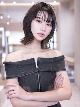 エースハバナ 渋谷(1 HAVANA) チョコグレージュ/20代30代大人かわいい/ミディアムレイヤー