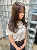 ミルクティーベージュ×レイヤー