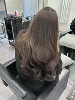 エル バイ アンキシム(elu by AHNKISM)&nbsp;【レイヤーカット】韓国ヘア顔まわりカットブリーチなしカラー