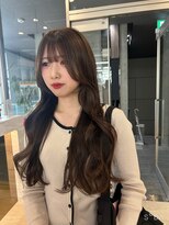 ロンドルピナス 小倉(Lond Lupinus) 黒髪カタログ/オリーブグレー/ココアベージュ/小顔に見せるヘア