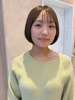 オン キャナルシティ博多前店(on)&nbsp;【晴音】ミニボブ/オリーブベージュ/ショート/20代