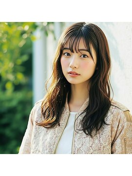 コトナ 越谷店 セミロング30代40代ストレートレイヤー前髪なし前髪あり越谷