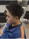MEN’S HAIR/波巻ツイストスパイラル/フェザーパーマ/新田