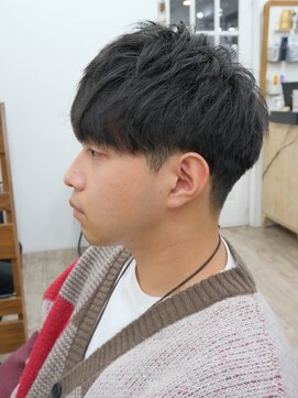 アーシェ 横浜店(A'SHE) 王道バランスのラウンドマッシュ 束感 清潔感 横浜駅