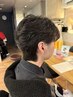 【小田指名】メンズカット+フェザーパーマ