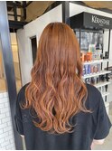 ☆ブリーチなしダブルカラー・オレンジ☆