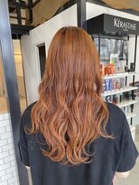 グランデュール 浜松東若林店(GRANDEUR) ☆ブリーチなしダブルカラー・オレンジ☆