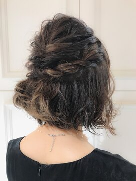 ネオリーブカフ 鶴ヶ峰店(Neolive caff) ボブでもお洒落に☆ハーフアップスタイル♪