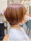 【石田勇士郎】ふんわり丸みショートブランジュグラデーション