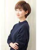 20代30代☆大人かわいい♪重めバング×ひし形ショート