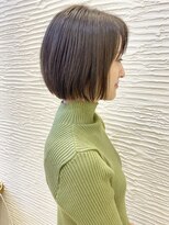 モリオ フロム ロンドン サッポロファクトリー店(morio FROM LONDON)&nbsp;【morio】札幌ボブ　ぷつっとナチュラル暗髪ボブ