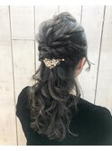 愛され★ハーフアップ