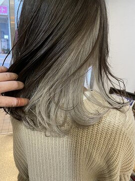 ヘアアンドスペース ベロン(hair&space velon) インナークリーミーグレー