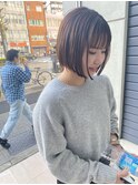 酸性ストレート×ミニボブ