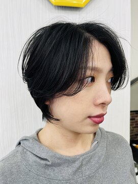 ピース(PEACE) 20代30代40代韓国ハンサムショート/レイヤーカット