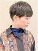 頭が小さく見えるマッシュショート【赤羽】
