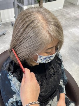 GBG 自由が丘 *After→Before*右スワイプ【白髪ぼかしベージュ】[30代40代50代