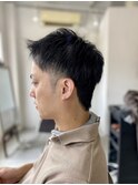 【soy-kufu】MEN'S HAIR束感ショートアッシュブラック