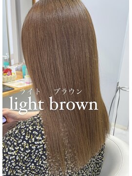 クレア 岡崎南店(CREA) ライトブラウン/ブリーチなし/透明感カラー
