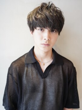 ニコ トウキョウ(nico TOKYO) メンズ/センターパート/横分けセンターパート/ハイライト